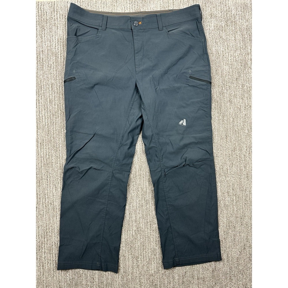 Eddie Bauer Pants Mens 40x30 Blue First Ascent Guide Pro Hiking Articulated